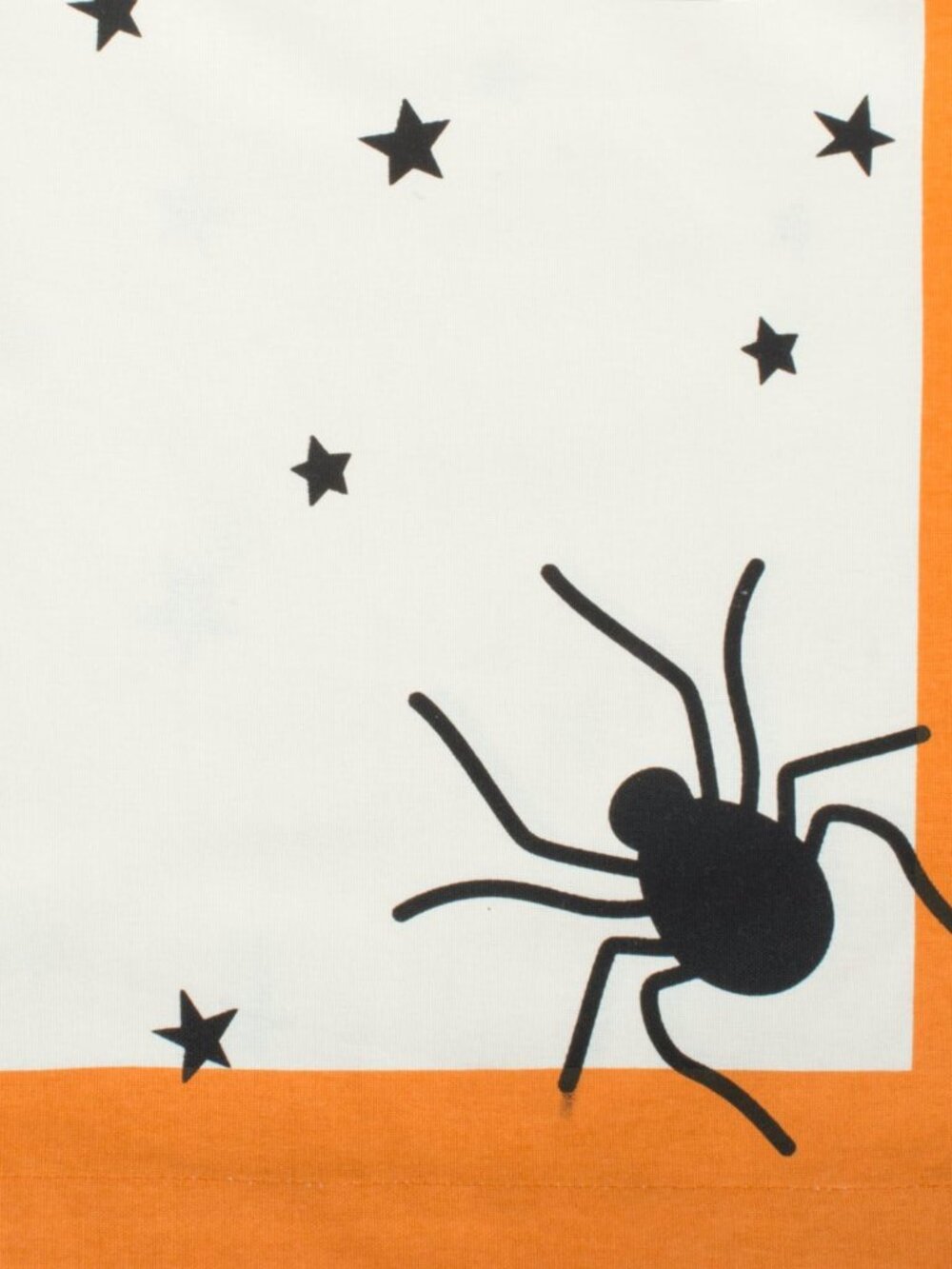 DII Halloween Tabletop Collection Bold Black Stars/Spooky Spider Orange Bor - Picture 6 of 7